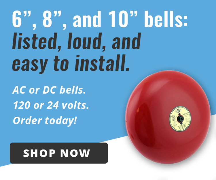 fire alarm bell category banner mobile